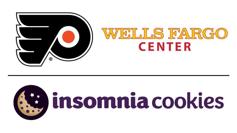 Insomnia cookies and Flyers hockey