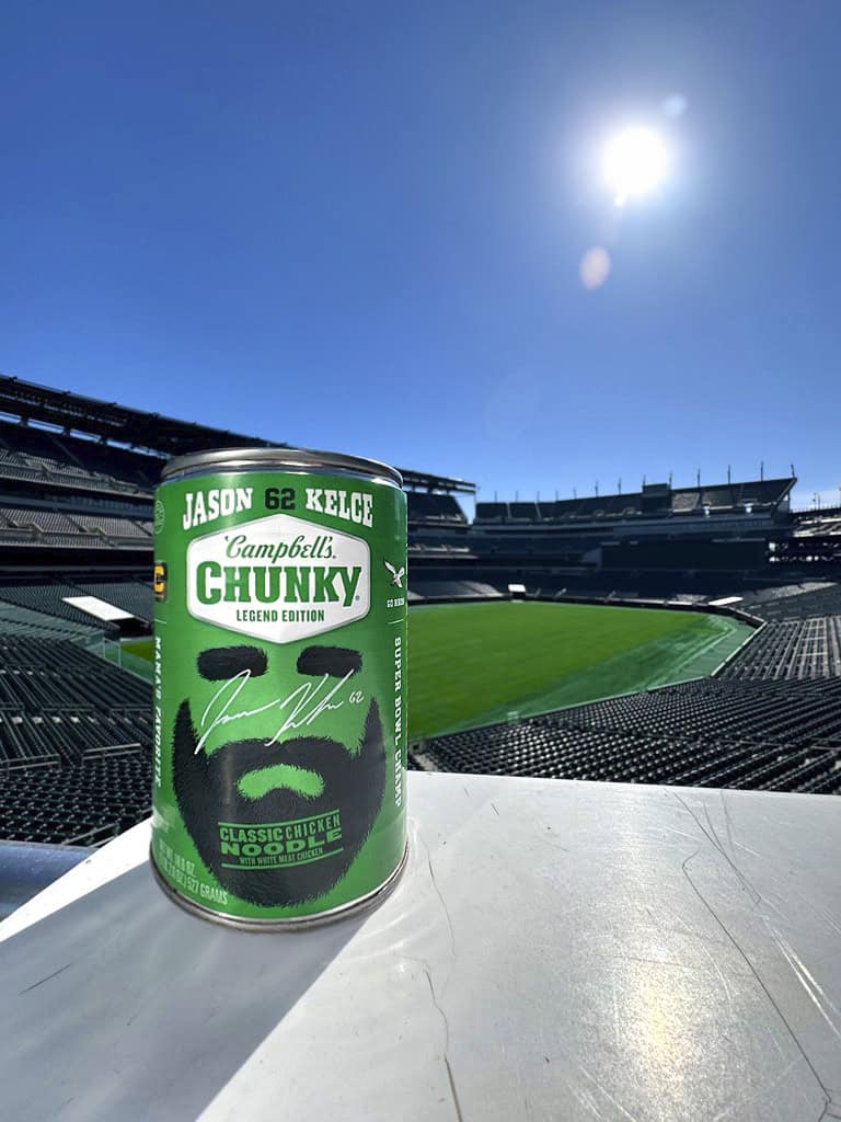 Campbell’s honors Jason Kelce with limited edition soup